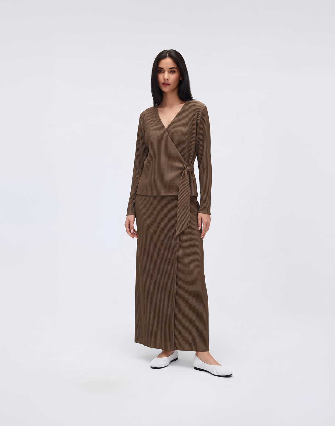 Wrinkle-Free, Breathable & Stretchy Free Size Pleated Hygge Top