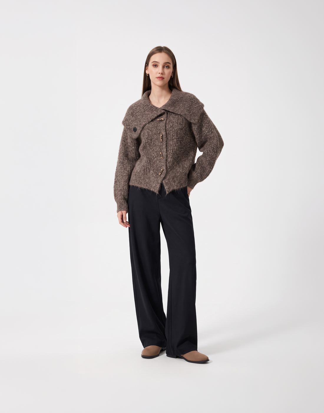 Warm, Buttery Soft & Cosy With Adjustable Neckline Muse Top - For Cold Climates