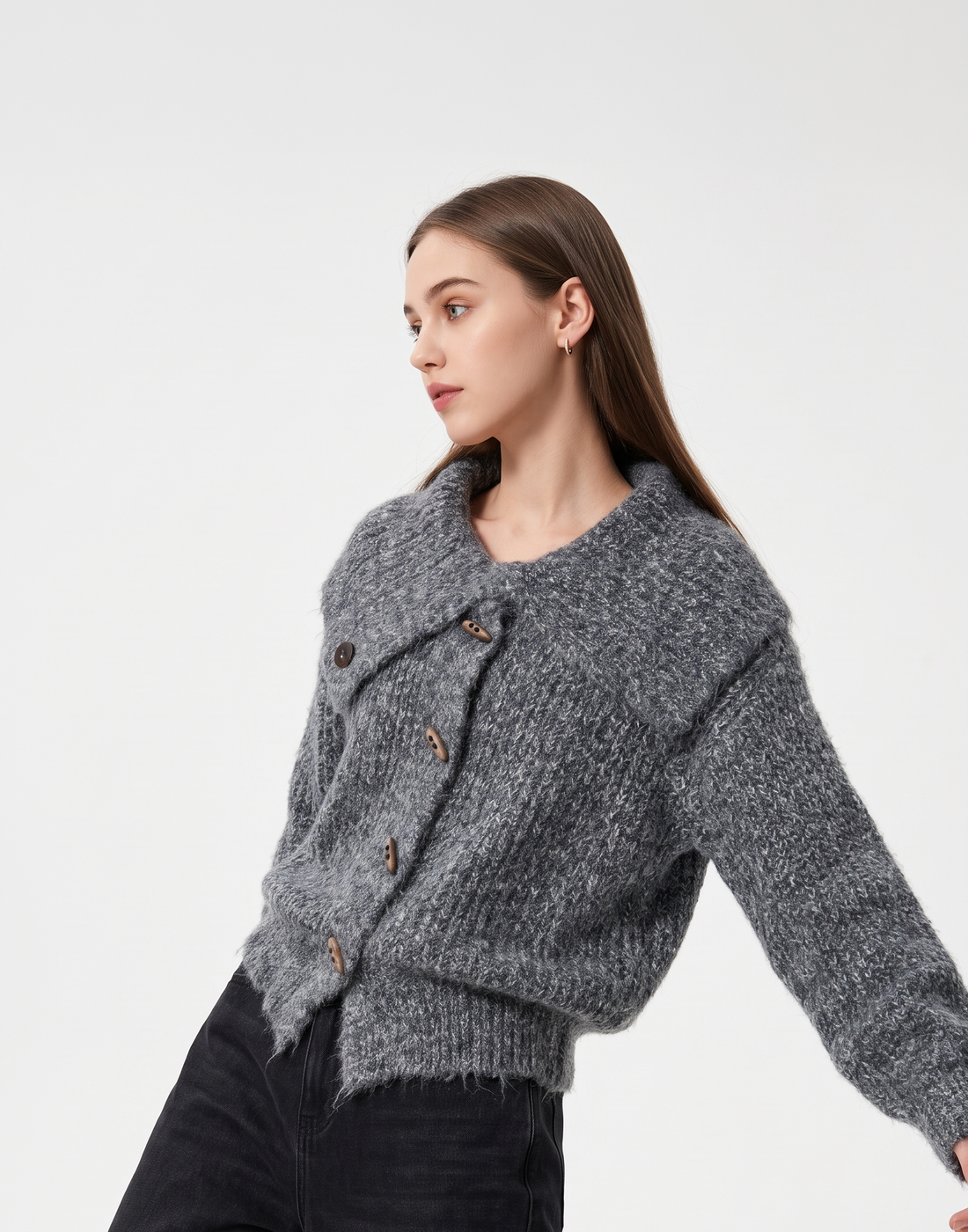 Warm, Buttery Soft & Cosy With Adjustable Neckline Muse Top - For Cold Climates