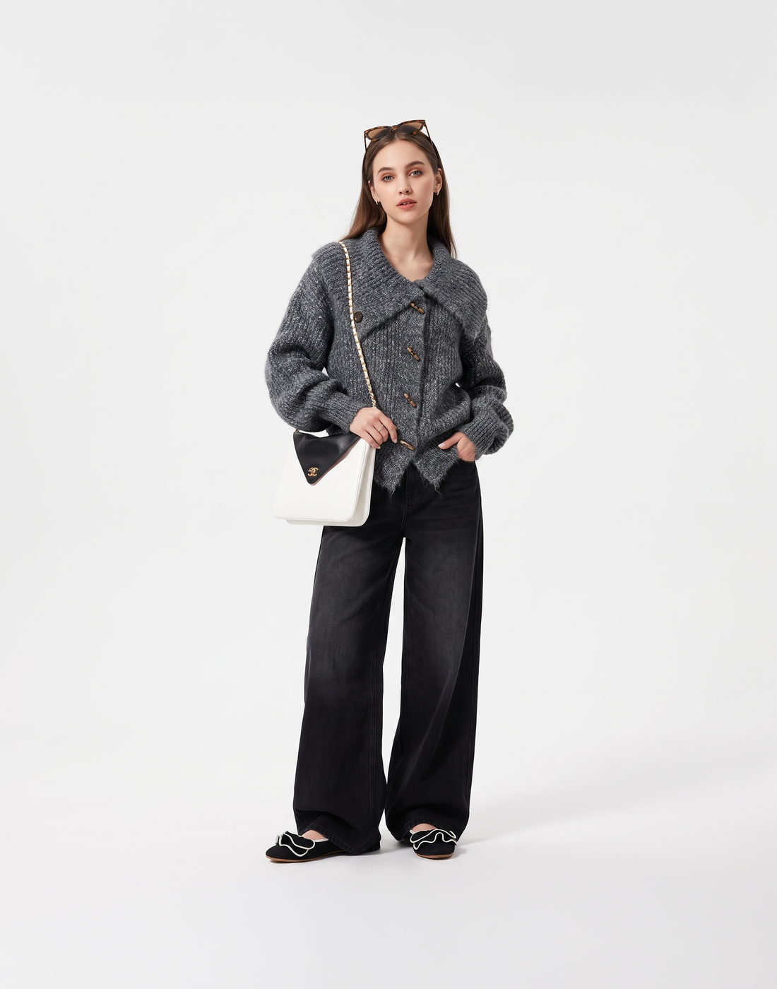 Warm, Buttery Soft & Cosy With Adjustable Neckline Muse Top - For Cold Climates