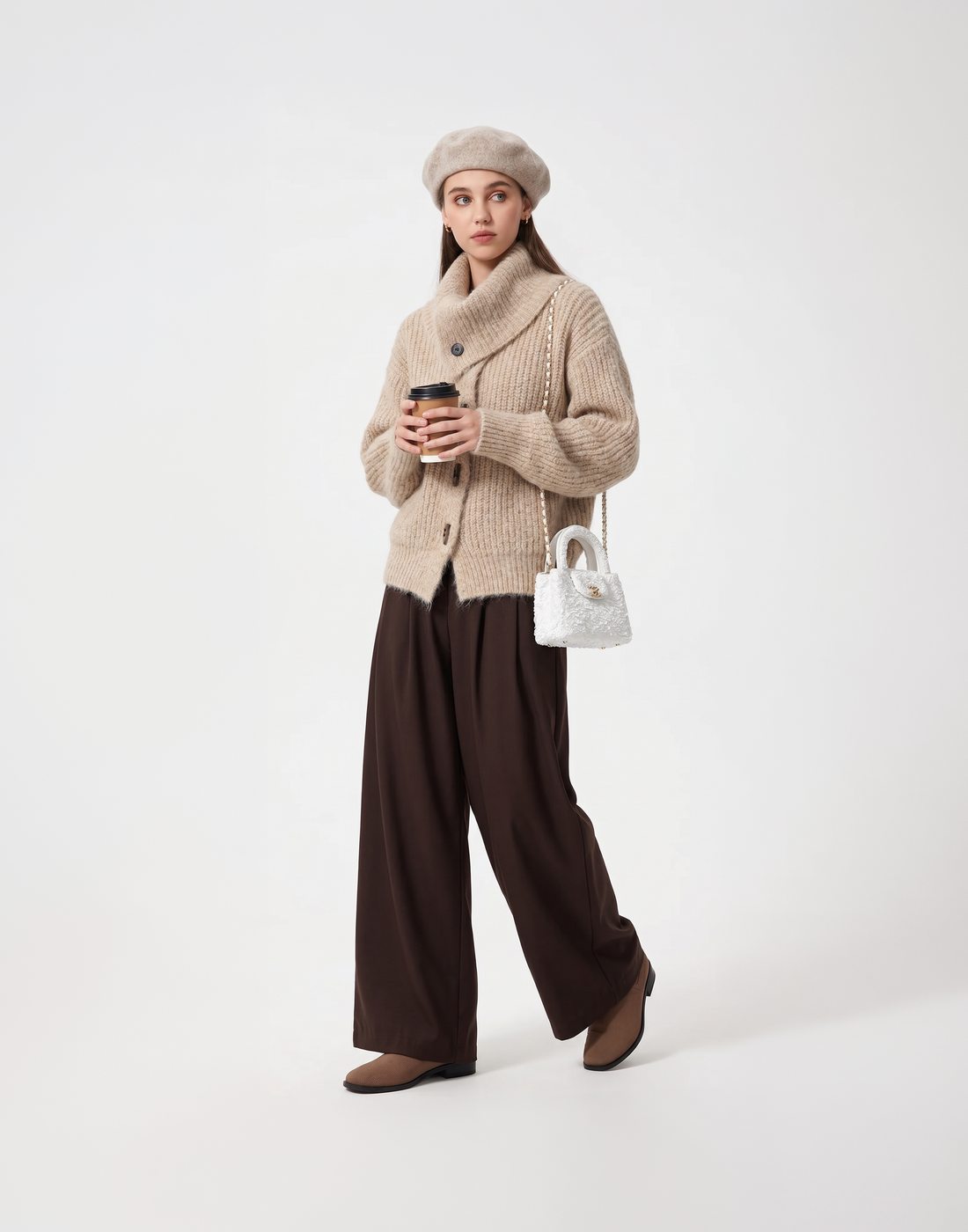 Warm, Buttery Soft & Cosy With Adjustable Neckline Muse Top - For Cold Climates