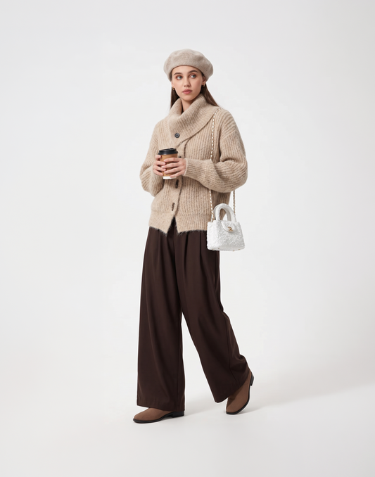 Warm, Buttery Soft & Cosy With Adjustable Neckline Muse Top - For Cold Climates