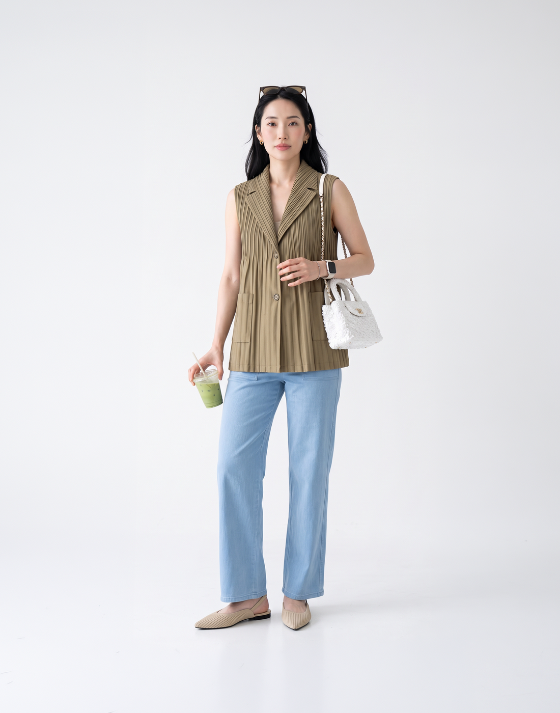 Wrinkle-Free, Cooling & Breathable Aera Free Size Top With Pockets