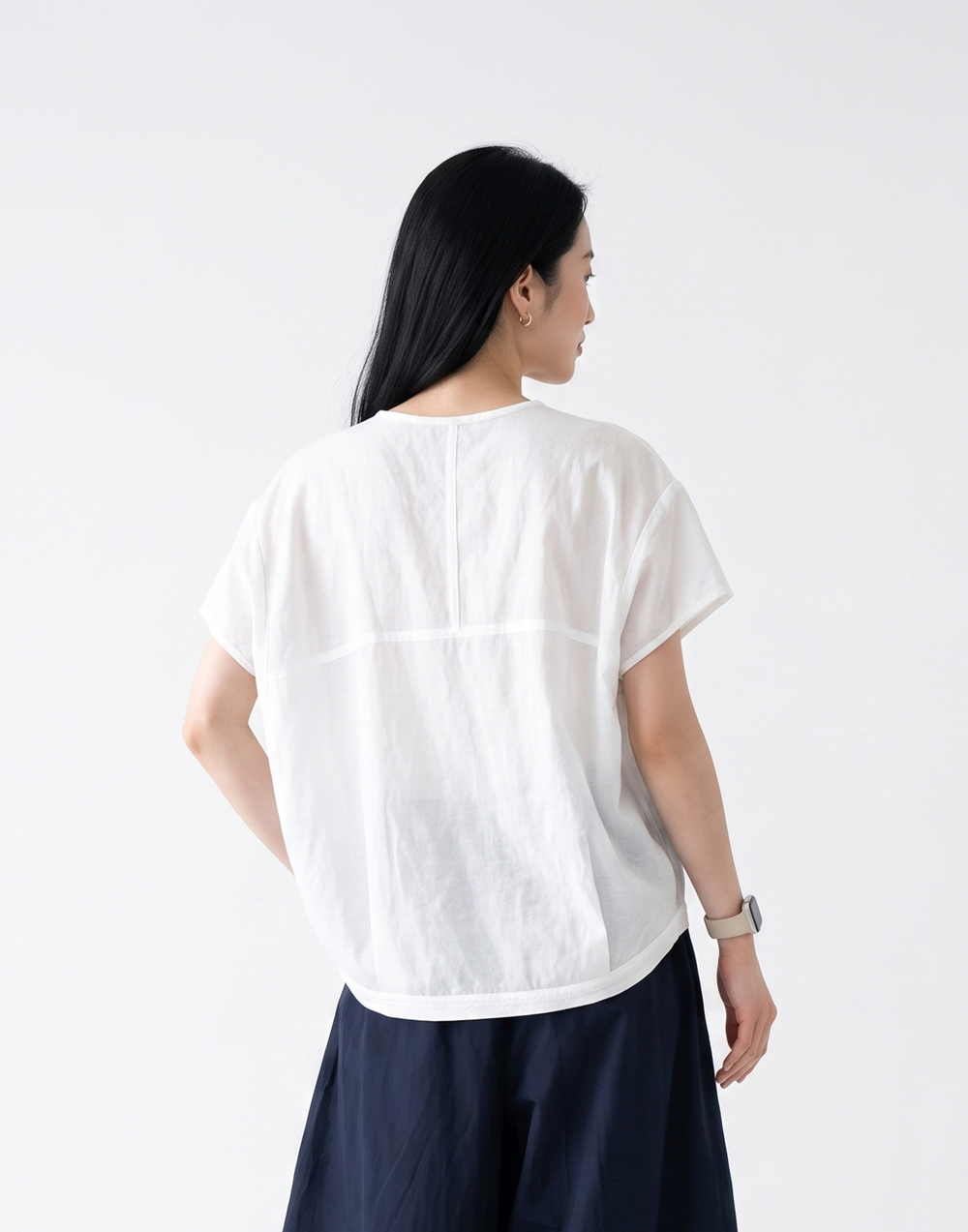Cooling, Breathable & Tummy Covering Fold Top