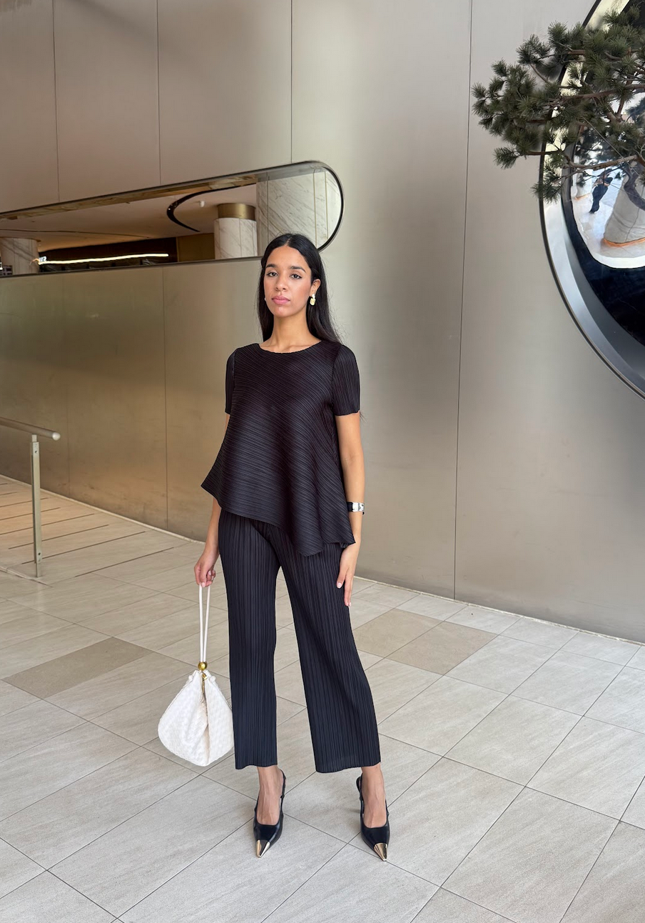 Cooling & Wrinkle-Free Breezy Top With Sleeves