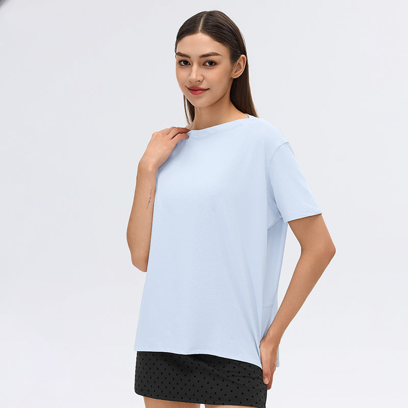 Buy 1, Get 1 Free - Cooling, Buttery Soft & Wrinkle-Free Luminous Top (Belly Covering Fit)