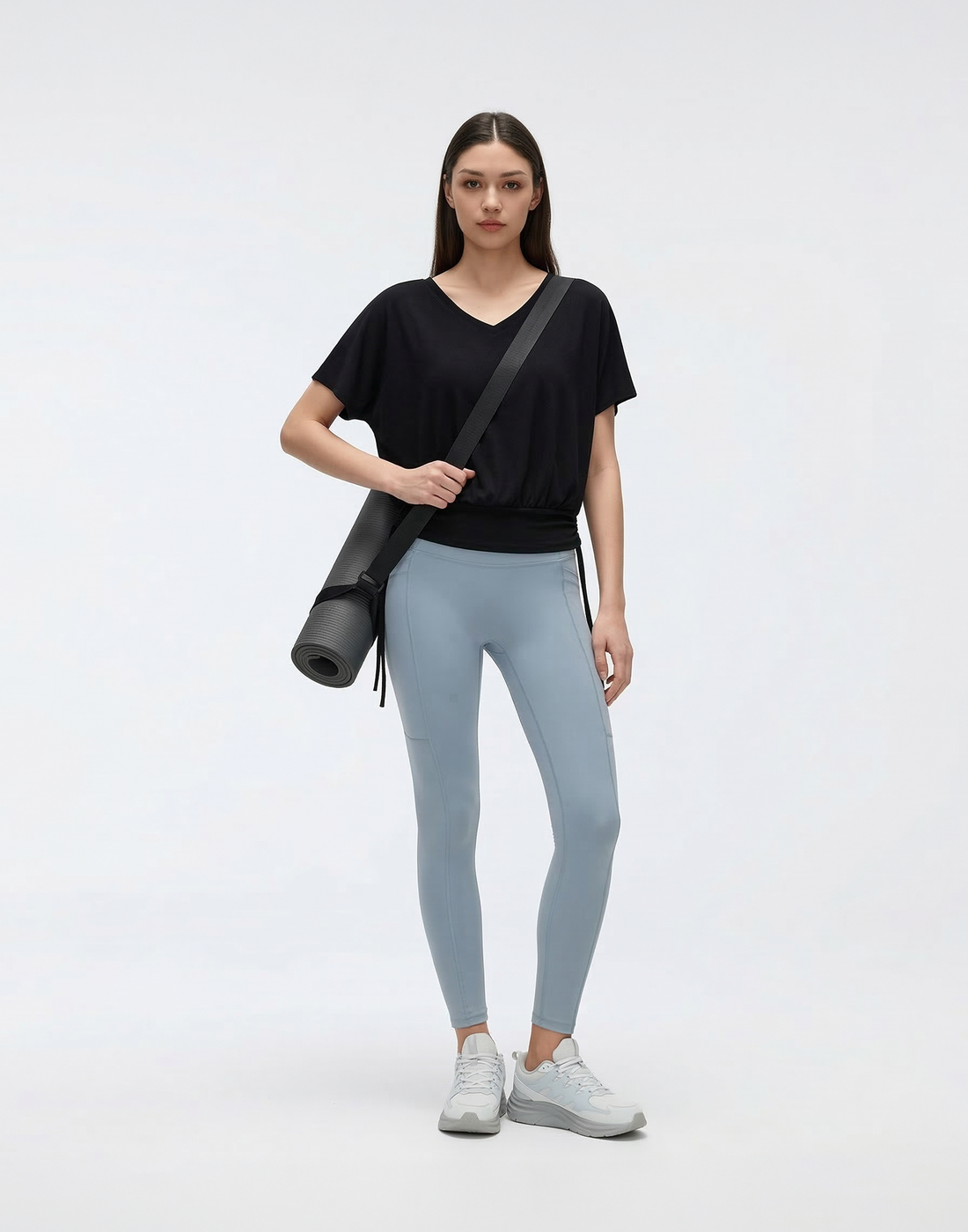 Buy 1, Get 1 Free - Flattering & Cooling Fresh Workout Top With Sleeves & Slim Waistline