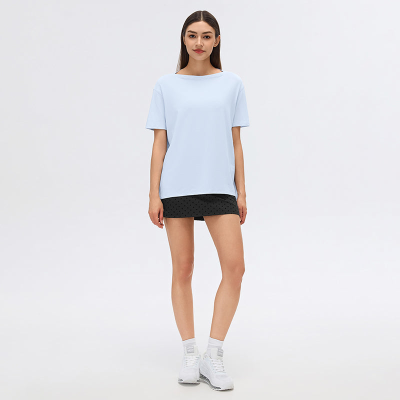 Buy 1, Get 1 Free - Cooling, Buttery Soft & Wrinkle-Free Luminous Top (Belly Covering Fit)