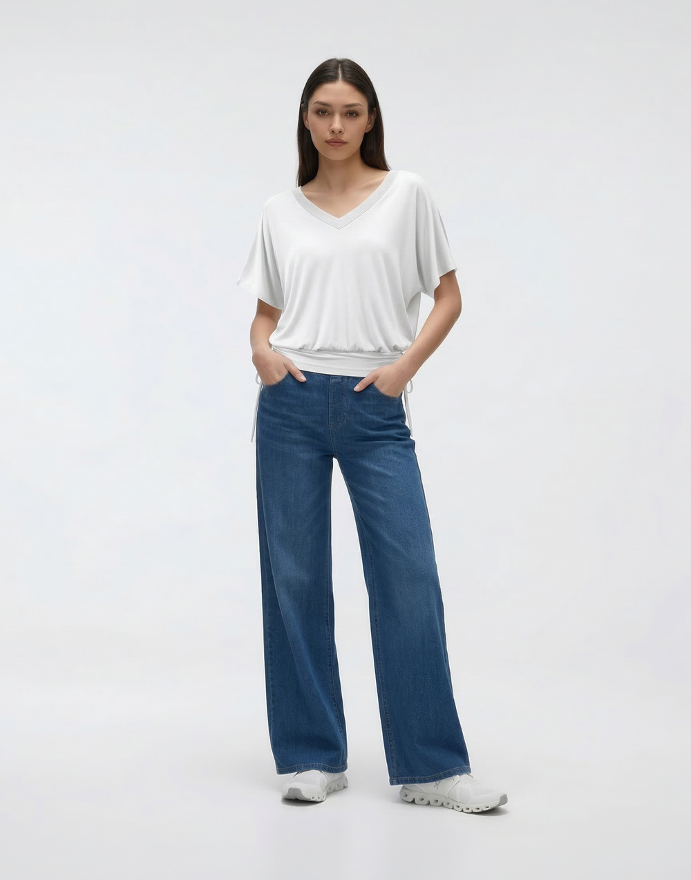 Buy 1, Get 1 Free - Flattering & Cooling Fresh Workout Top With Sleeves & Slim Waistline