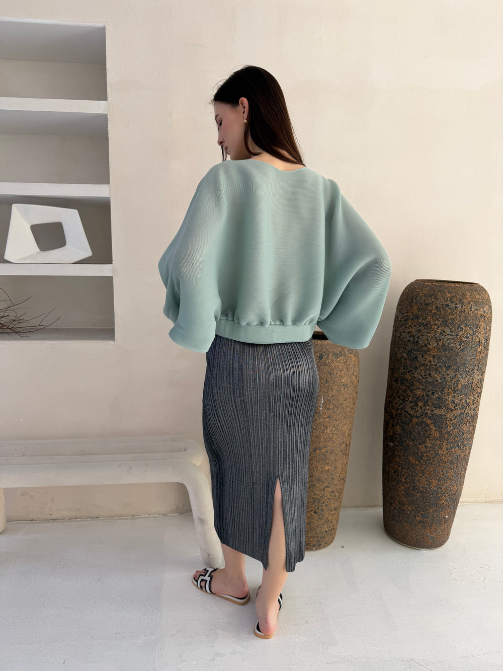 Cooling, Wrinkle-Free and Free Size Fluid Top