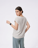 Cooling, Breathable, Crease-Resistent & Tummy Covering Polished Twist Top With Cap Sleeves