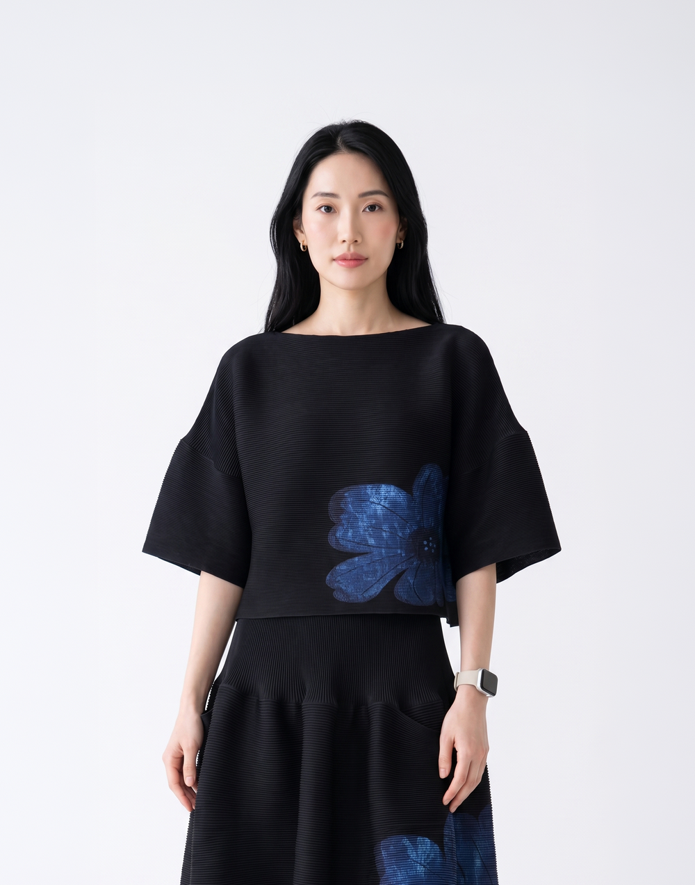 Wrinkle-Free, Cooling & Breathable Free Size Peony Top