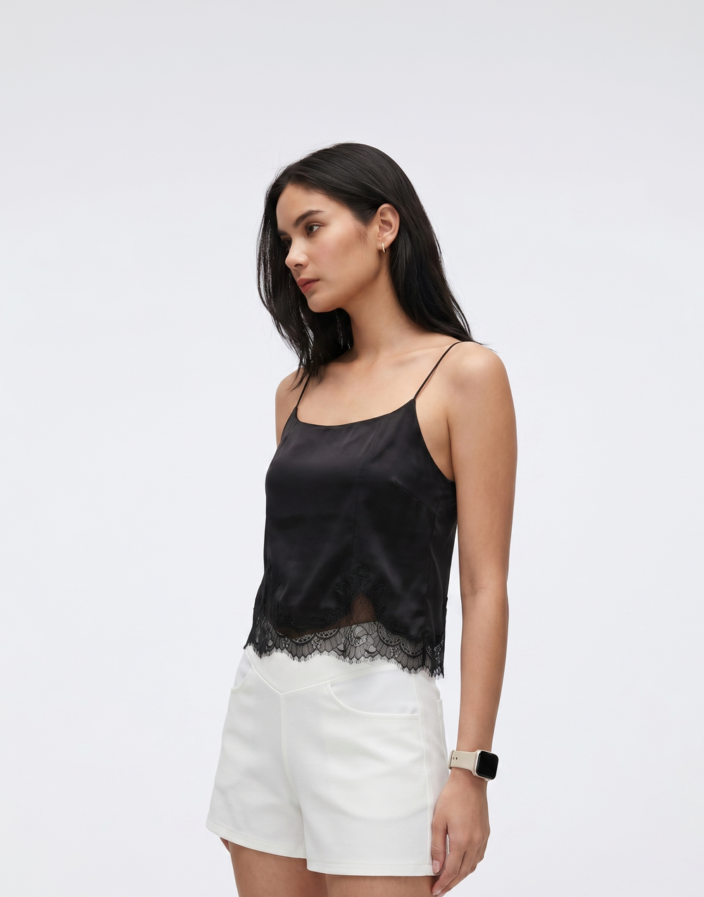Buy 1, Get 1 Free - Cooling Silky Soft Padded Luna Lace Camisole