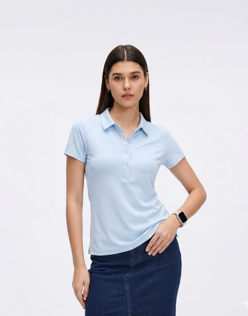Buy 1, Get 1 Free - Cooling, Breathable, Sweat-Wicking Airy Polo Shirt With UPF50+ Protection