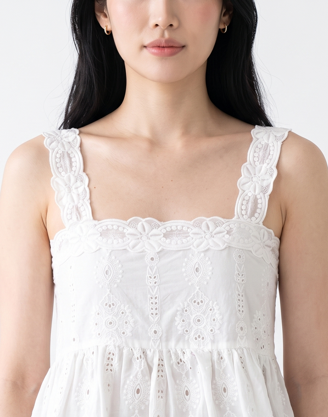 Cooling, Breathable & Tummy Flattering Aura Lace Top