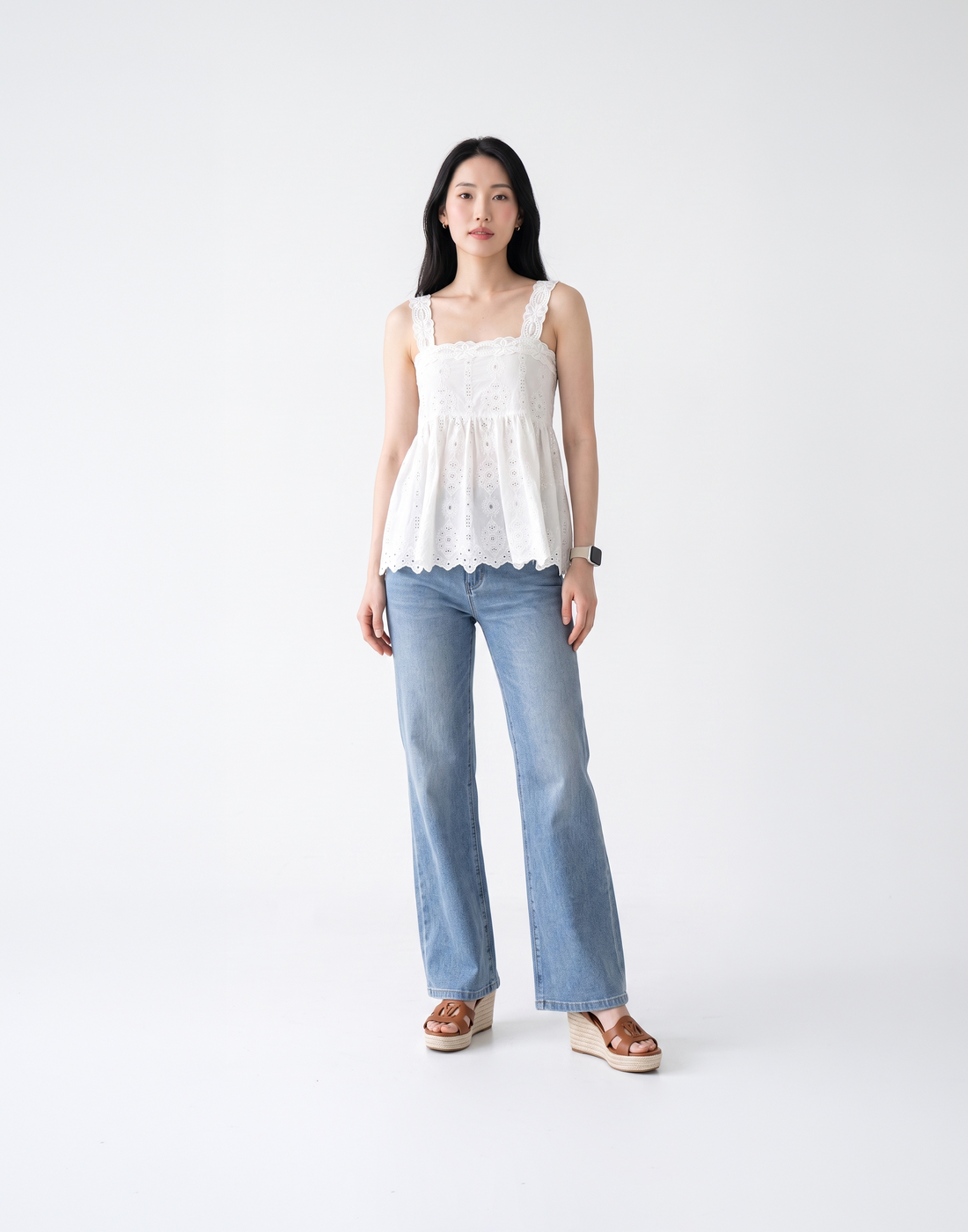 Cooling, Breathable & Tummy Flattering Aura Lace Top