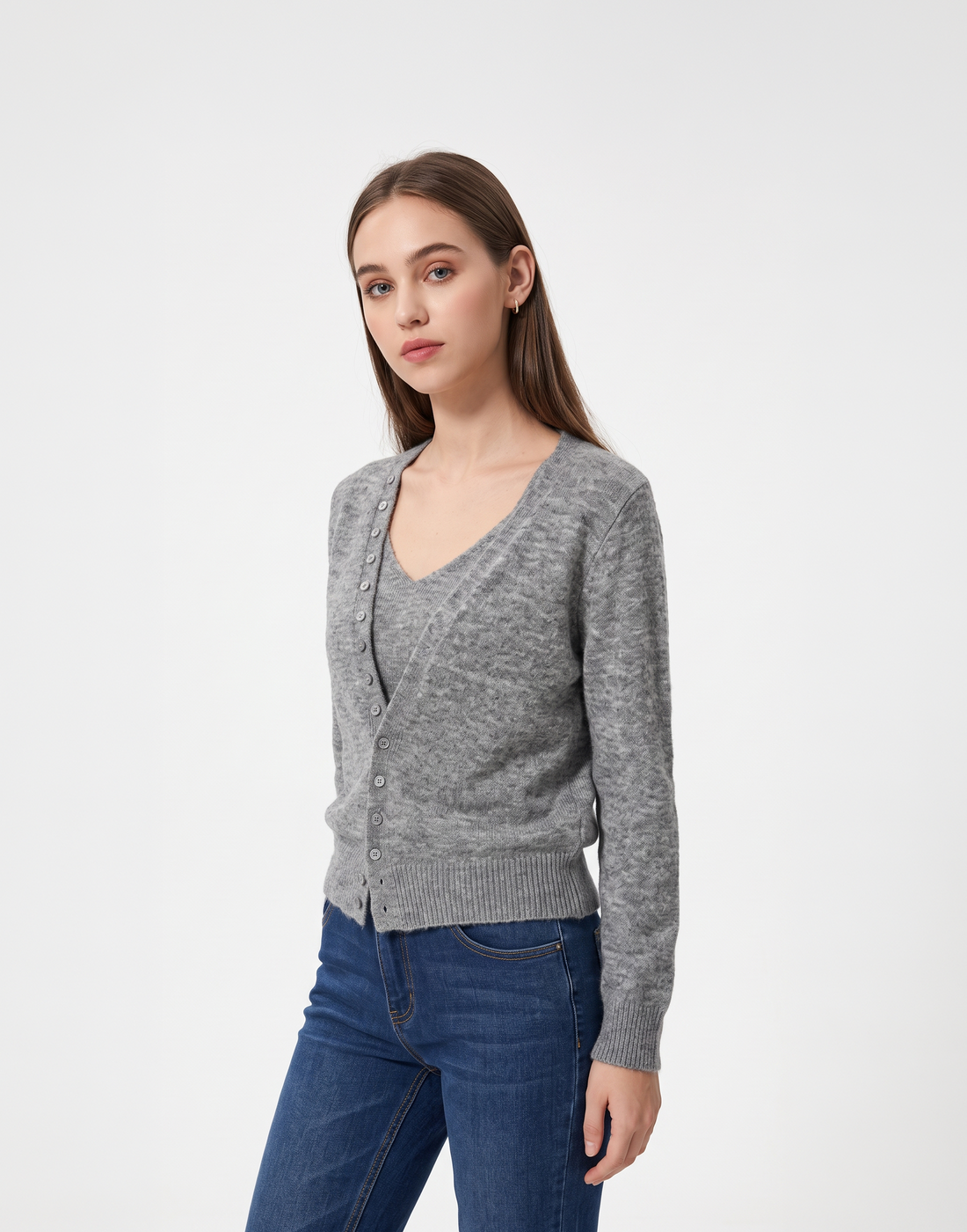 Warm, Soft & Free Size Alba Cardigan & Top - For Cold Climates