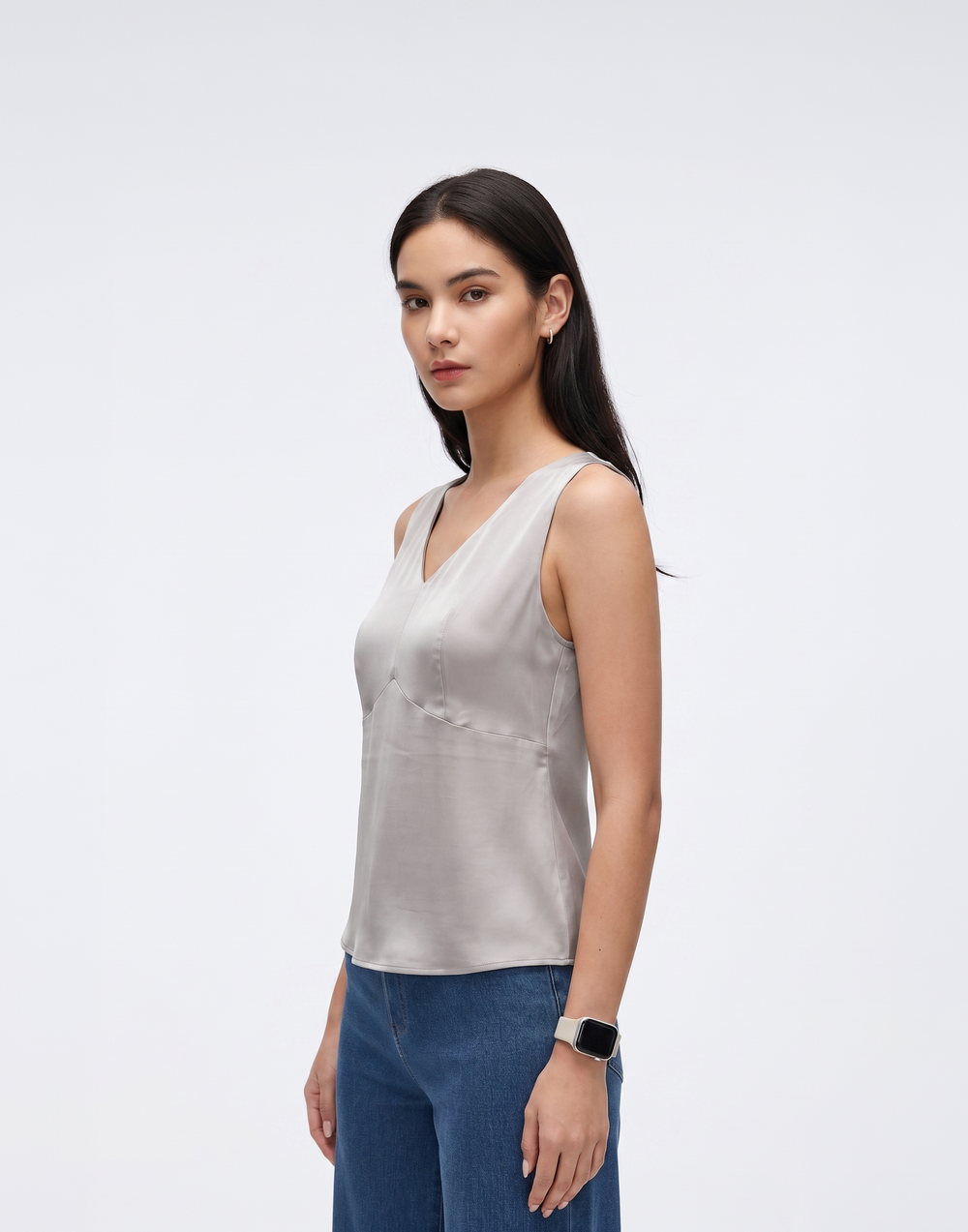 Cooling & Breathable Silk Padded Top