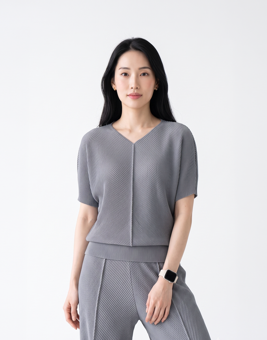Wrinkle-Free, Cooling & Breathable Free Size Takeoff Pleated Top