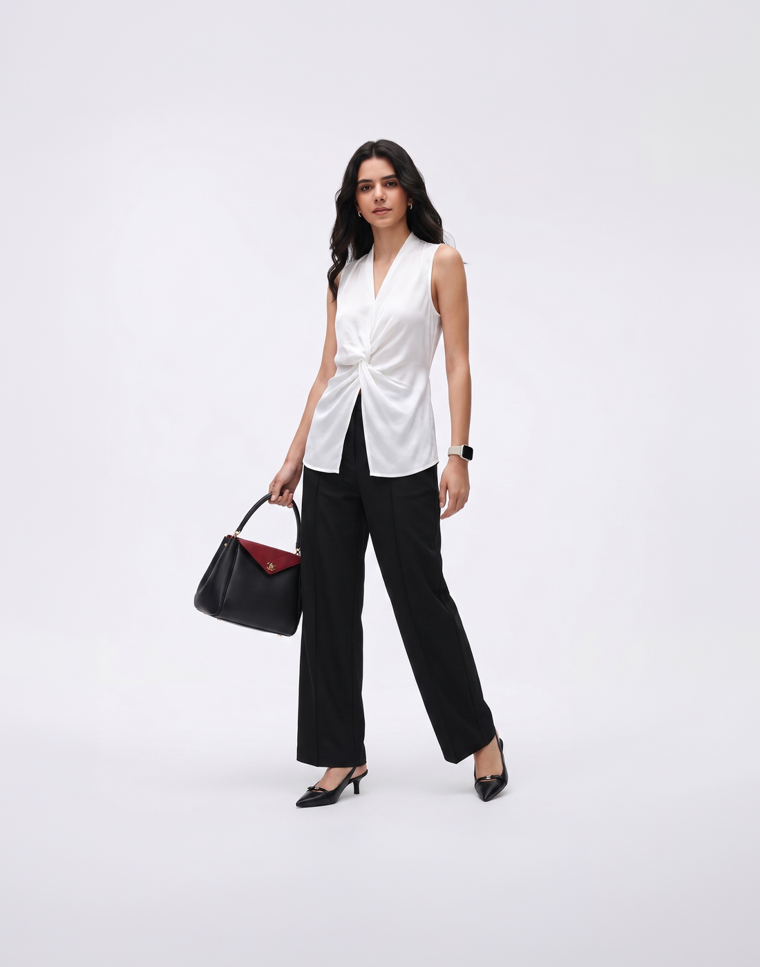 Cooling, Breathable, Wrinkle-Resistent & Tummy Covering Essential Twist Top