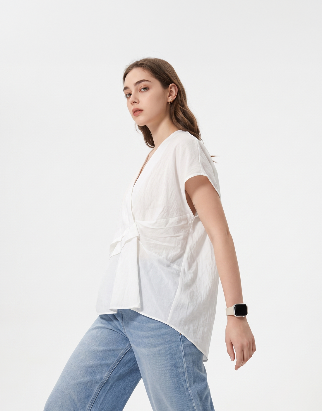 Cooling, Breathable & Tummy Covering Drape Top