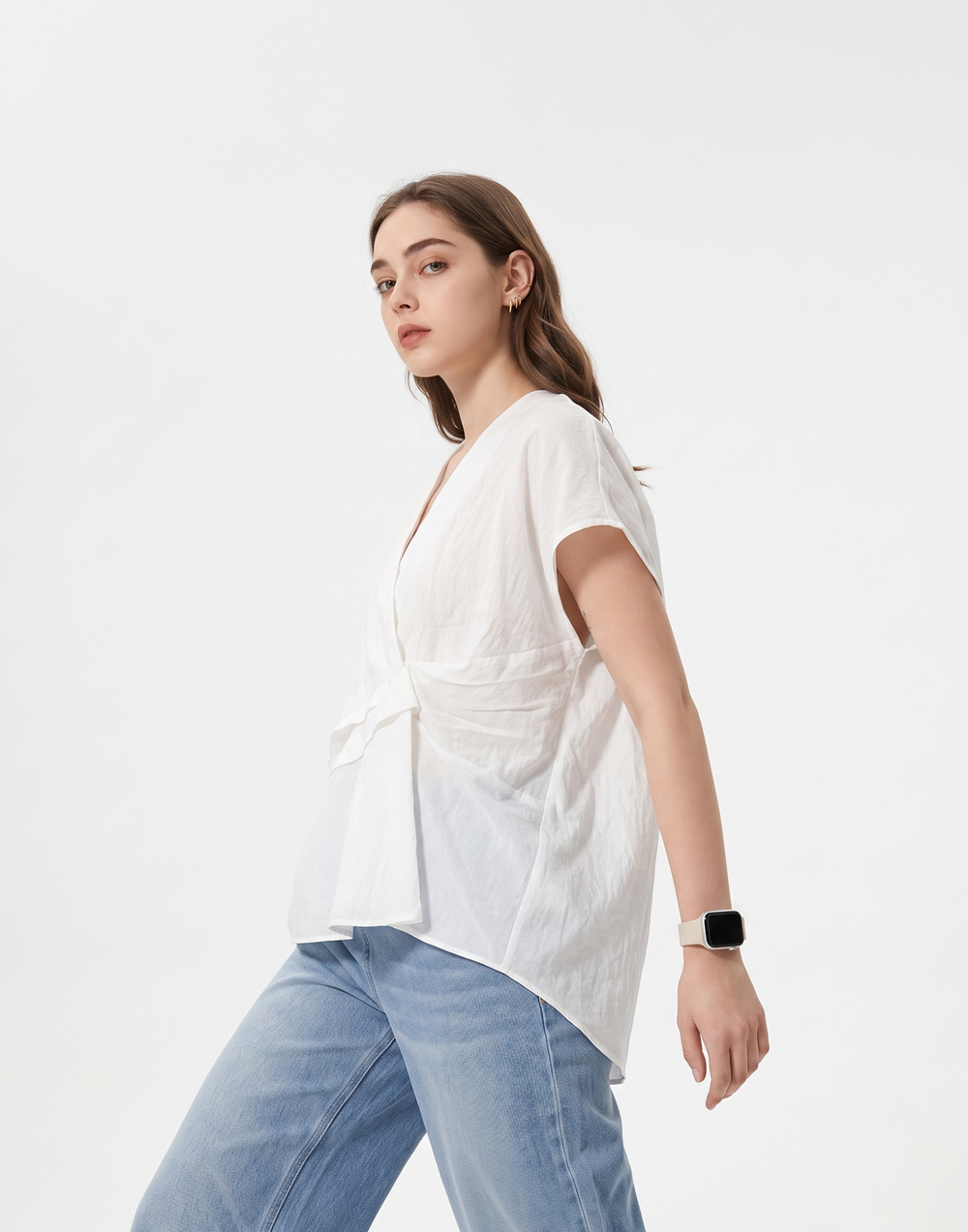 Cooling, Breathable & Tummy Covering Drape Top