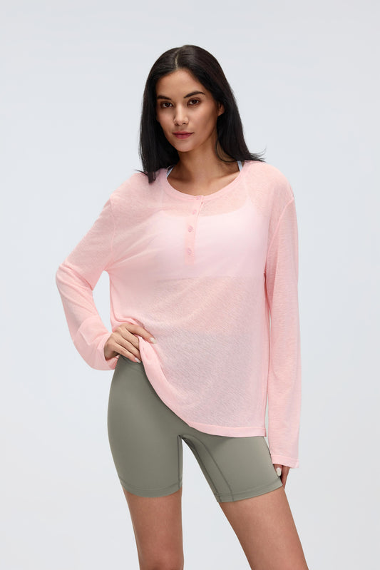 Buy 1, Get 1 Free - Cooling, Breathable & Tummy Covering Gather Top