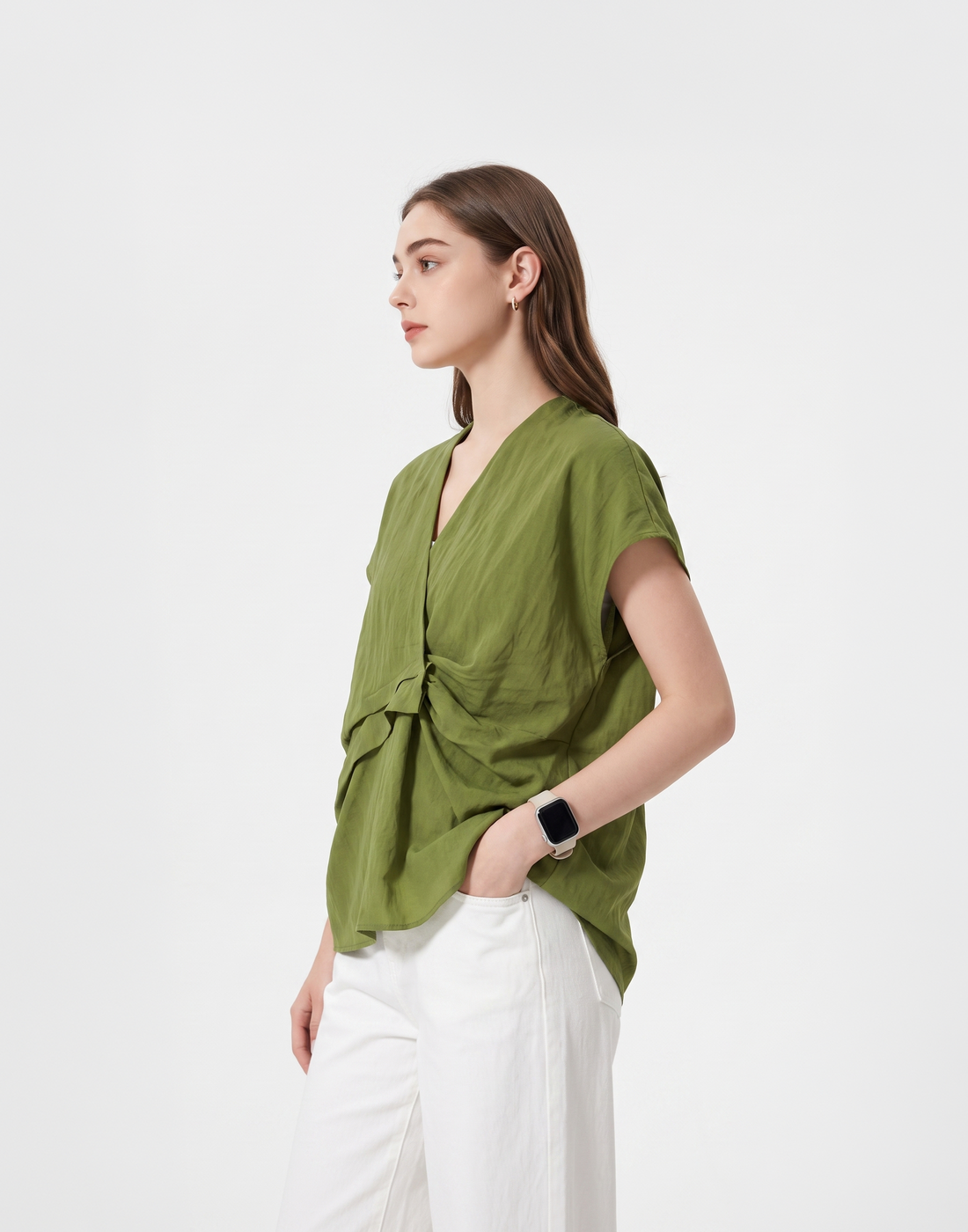 Cooling, Breathable & Tummy Covering Drape Top