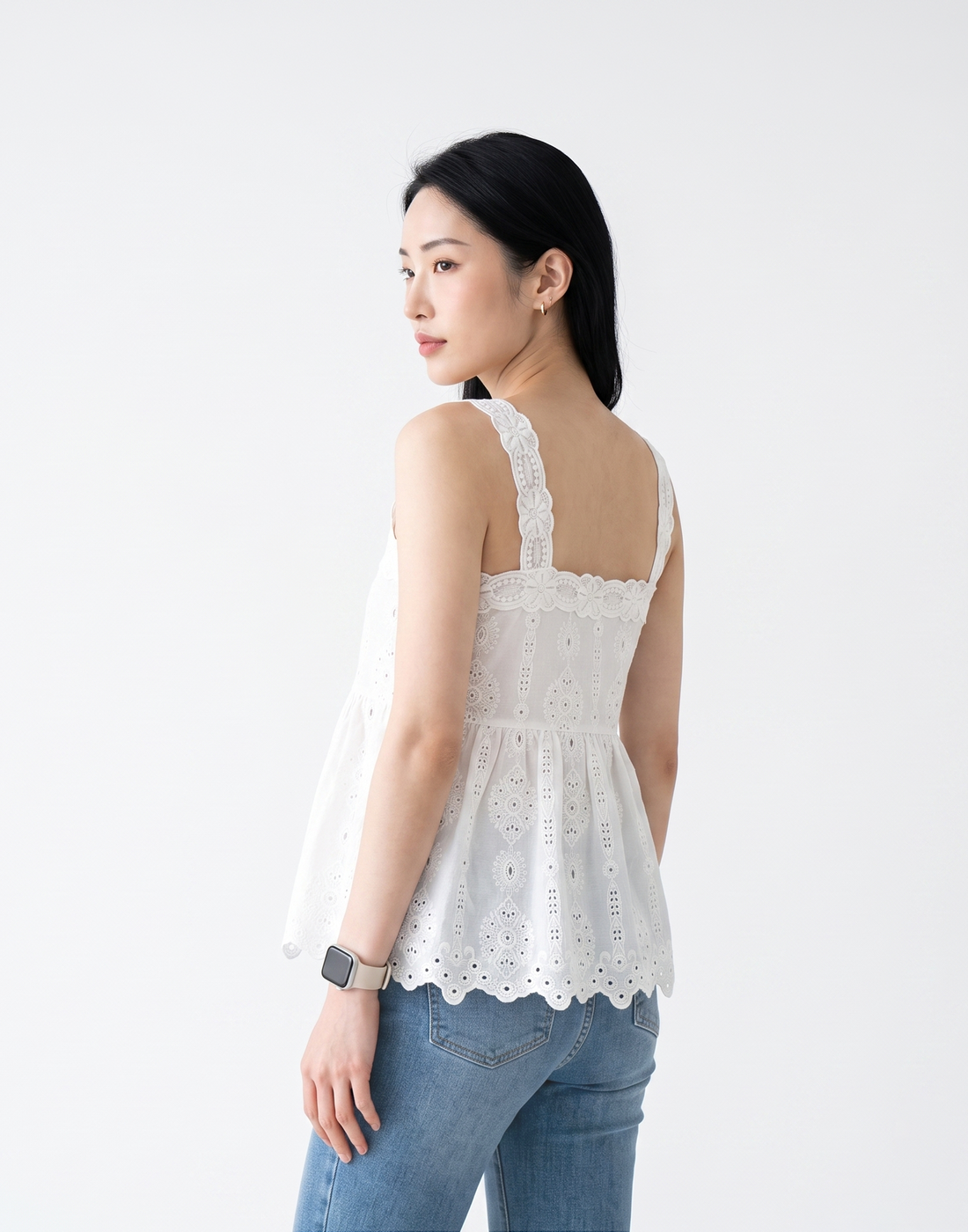 Cooling, Breathable & Tummy Flattering Aura Lace Top
