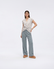 Cooling, Breathable, Crease-Resistent & Tummy Covering Polished Twist Top With Cap Sleeves