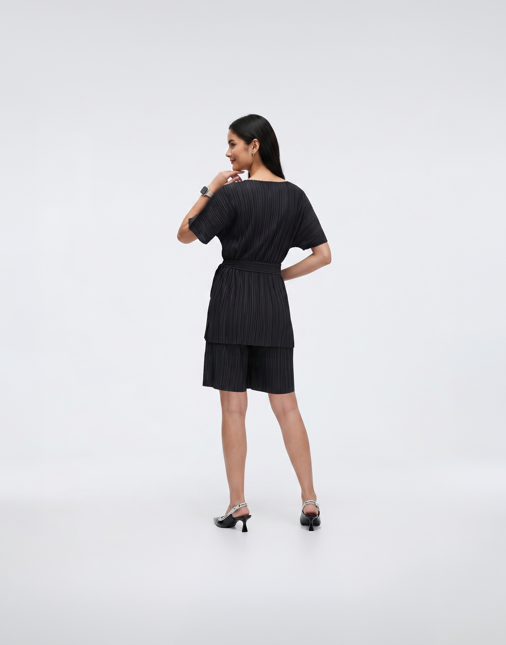 Wrinkle-Free, Cooling & Free Pleated Tunic