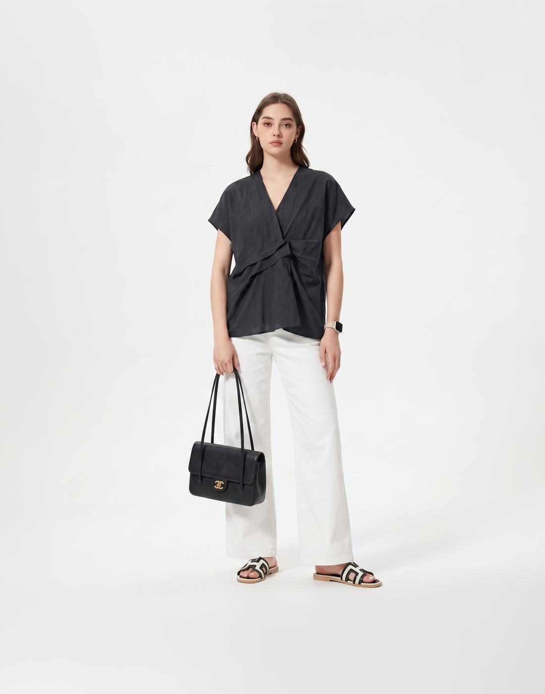 Cooling, Breathable & Tummy Covering Drape Top