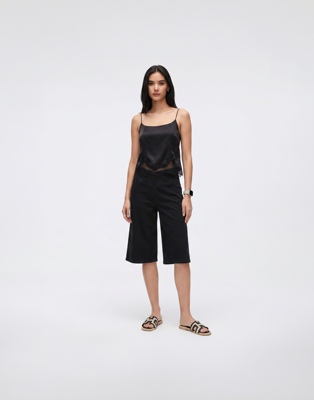 Buy 1, Get 1 Free - Cooling Silky Soft Padded Luna Lace Camisole