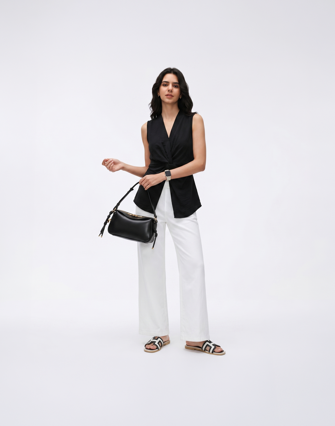 Cooling, Breathable, Wrinkle-Resistent & Tummy Covering Essential Twist Top