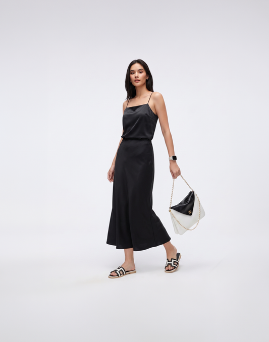 Buy 1, Get 1 Free - Cooling, Breathable & Sweat-Wicking Dew Padded Silk Cami With Adjustable Straps