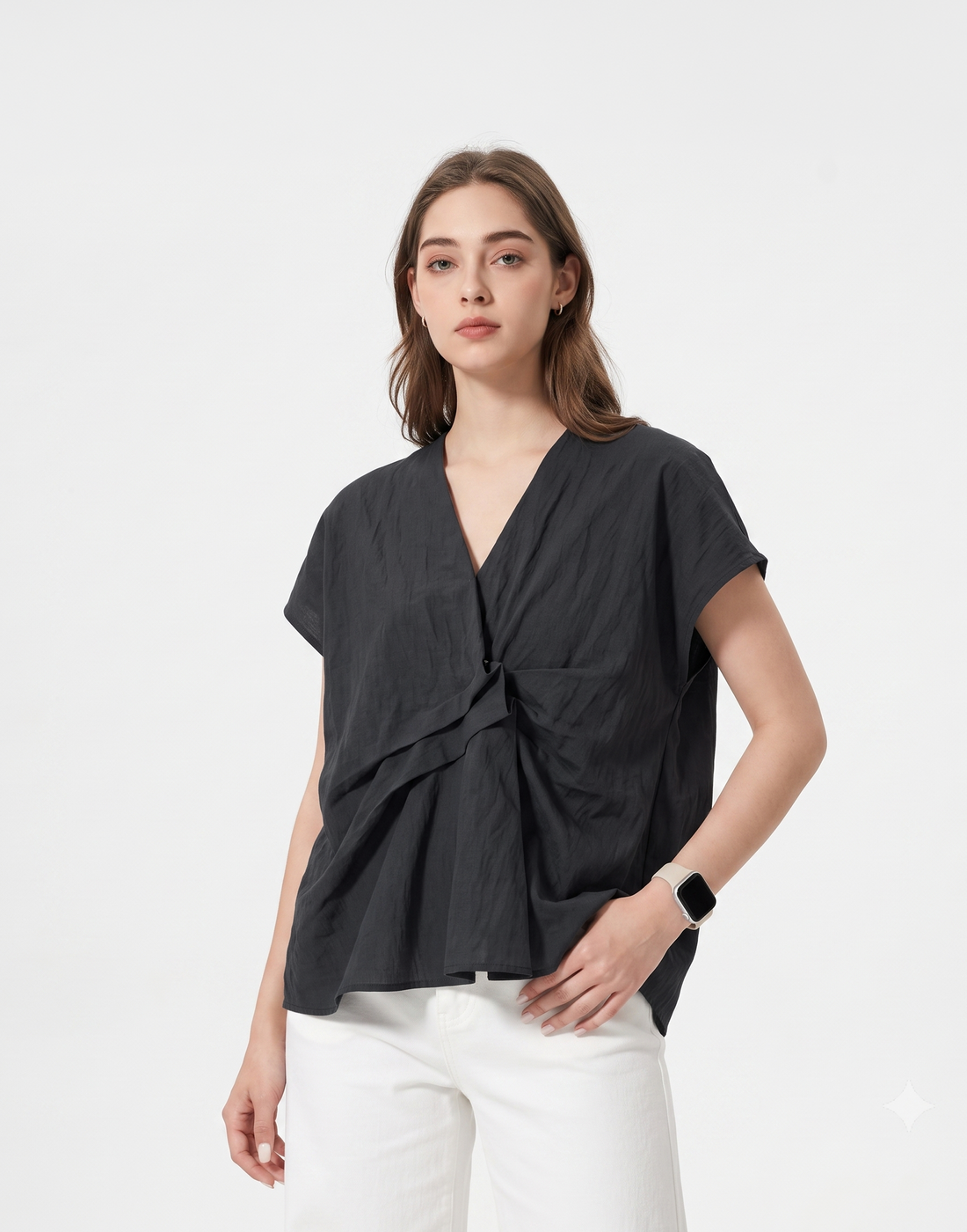 Cooling, Breathable & Tummy Covering Drape Top