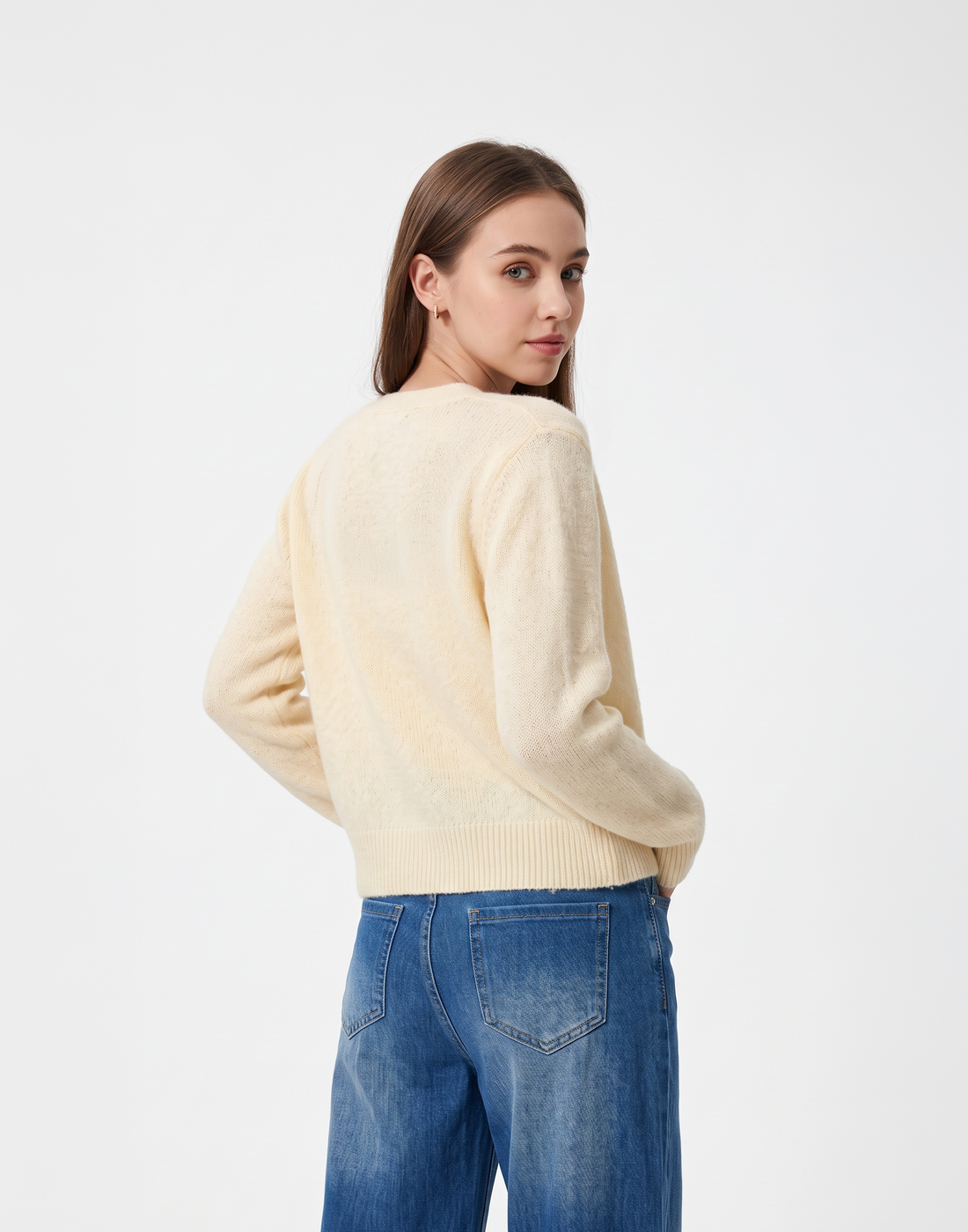 Warm, Soft & Free Size Alba Cardigan & Top - For Cold Climates