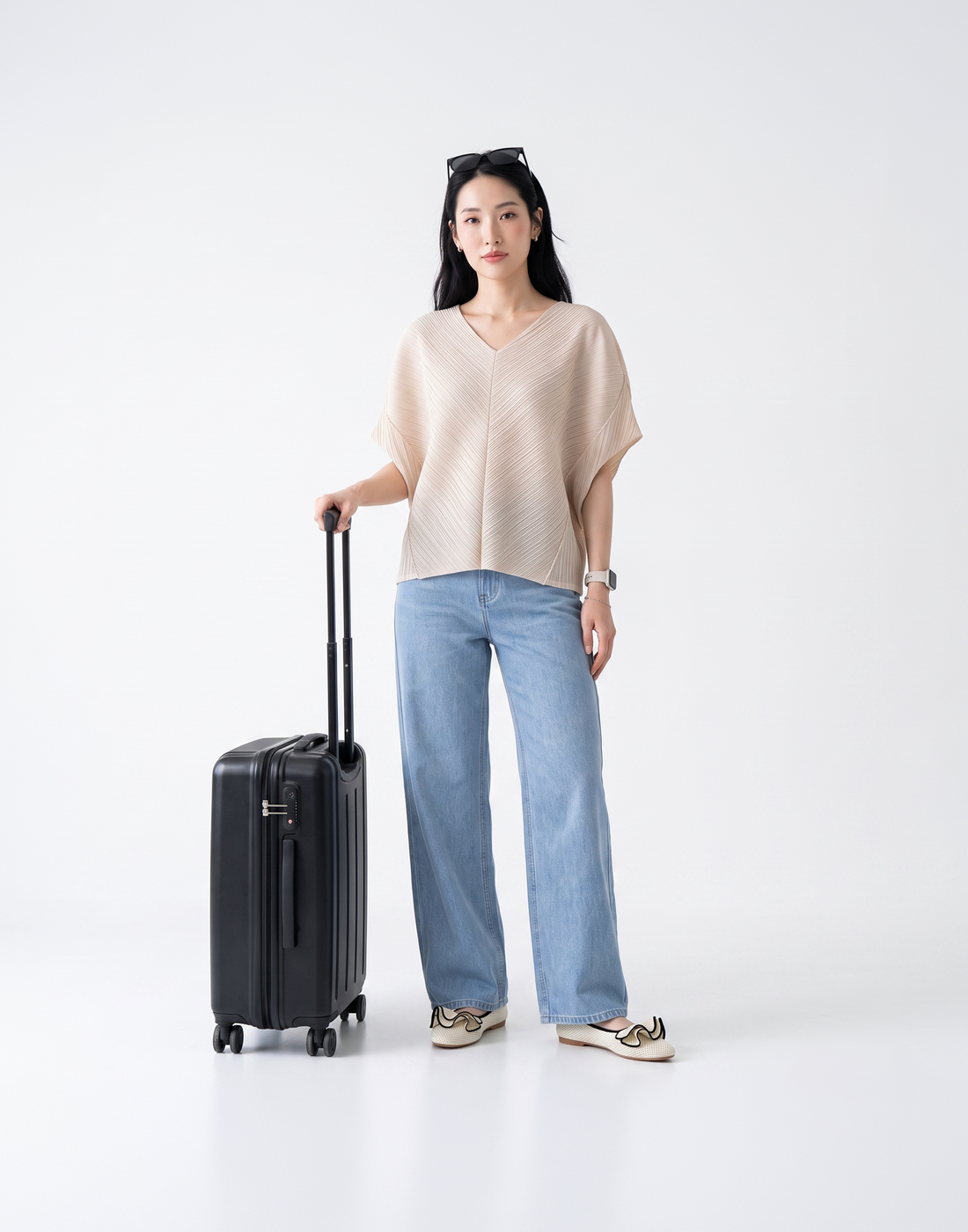 Wrinkle-Free, Cooling, Breathable & Free Size Solene Top