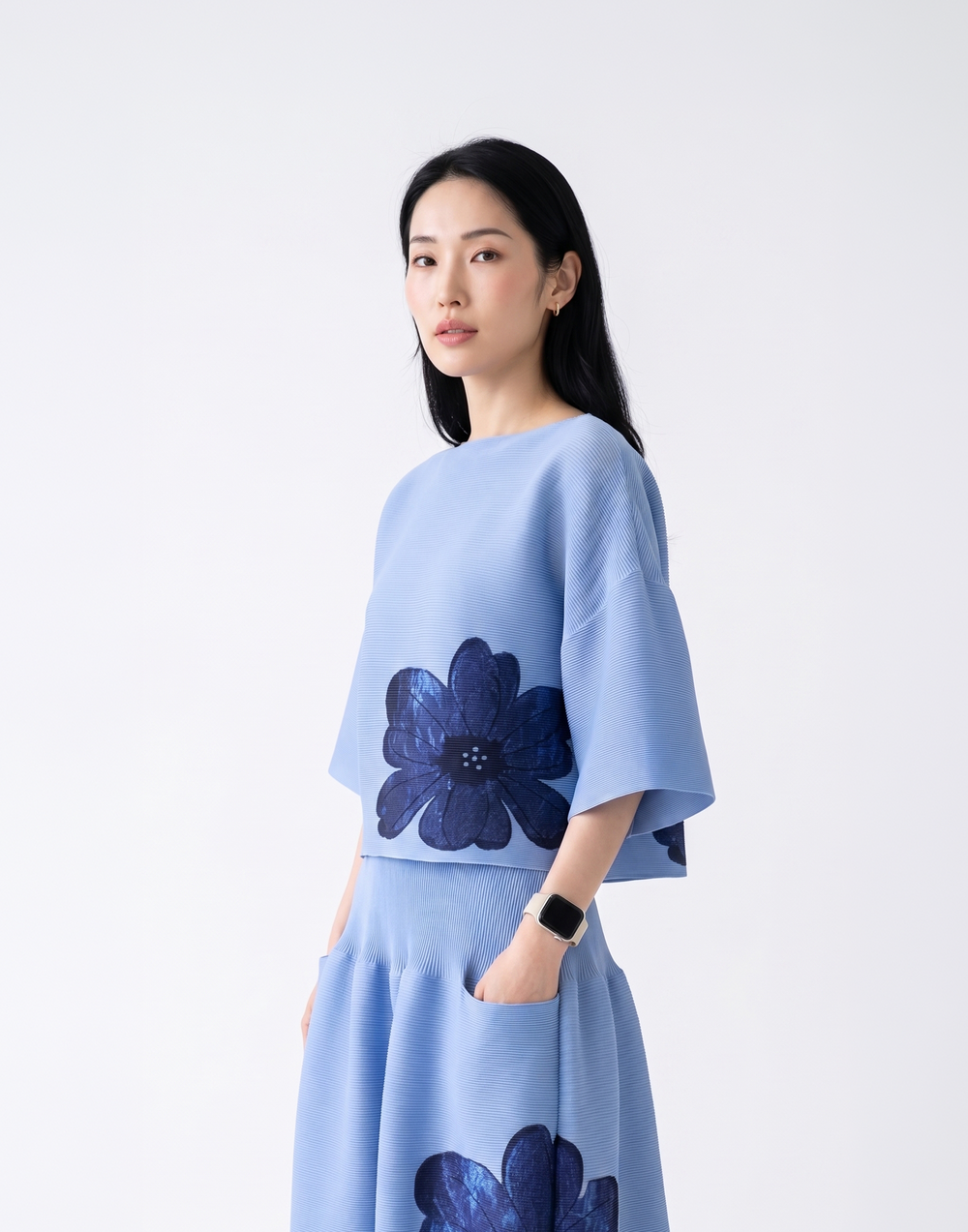 Wrinkle-Free, Cooling & Breathable Free Size Peony Top