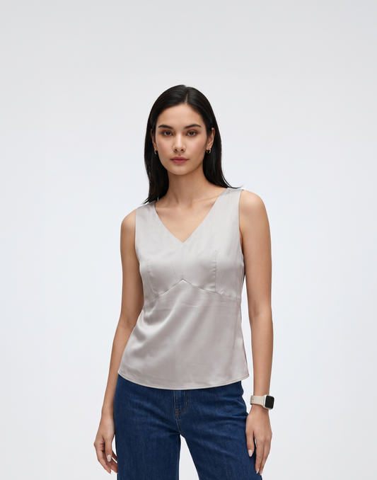 Cooling & Breathable Silk Padded Top