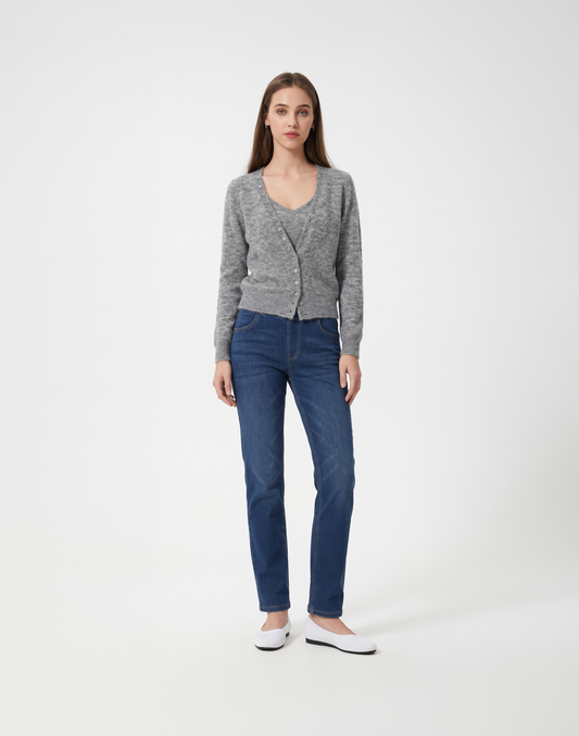 Warm, Soft & Free Size Alba Cardigan & Top - For Cold Climates