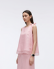 Wrinkle-Free, Cooling & Free Size Pleated Rose Top
