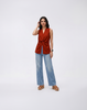 Cooling, Breathable, Wrinkle-Resistent & Tummy Covering Essential Twist Top