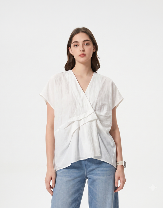 Cooling, Breathable & Tummy Covering Drape Top