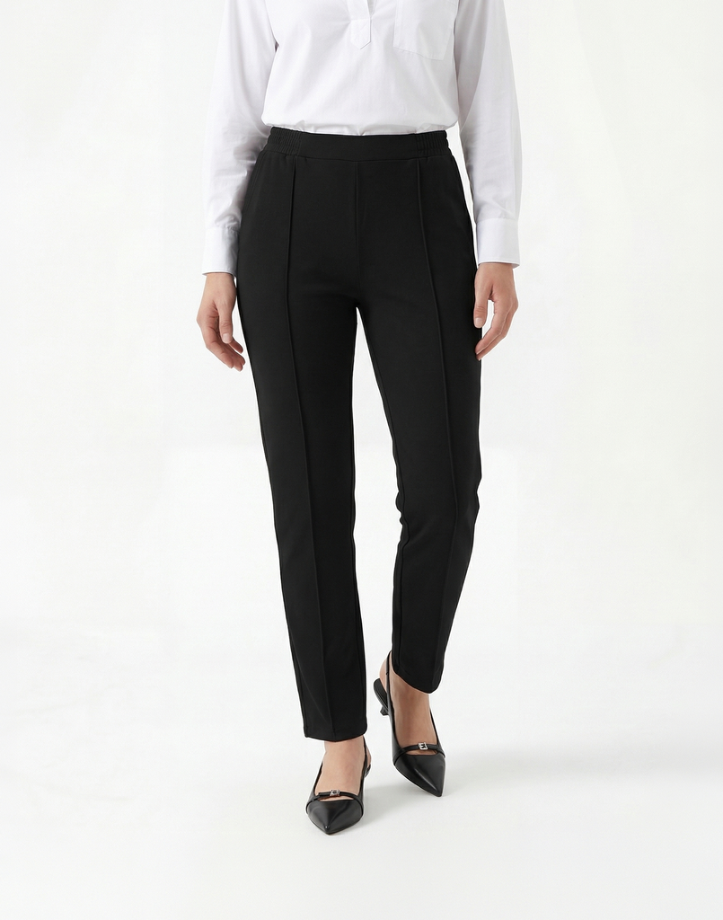 Buttery Soft, Wrinkle-Free With Tummy Control Street Trousers