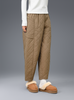 Buttery Soft Quitted Trousers With Stretchy Waistband & Pockets - For Cold Climates