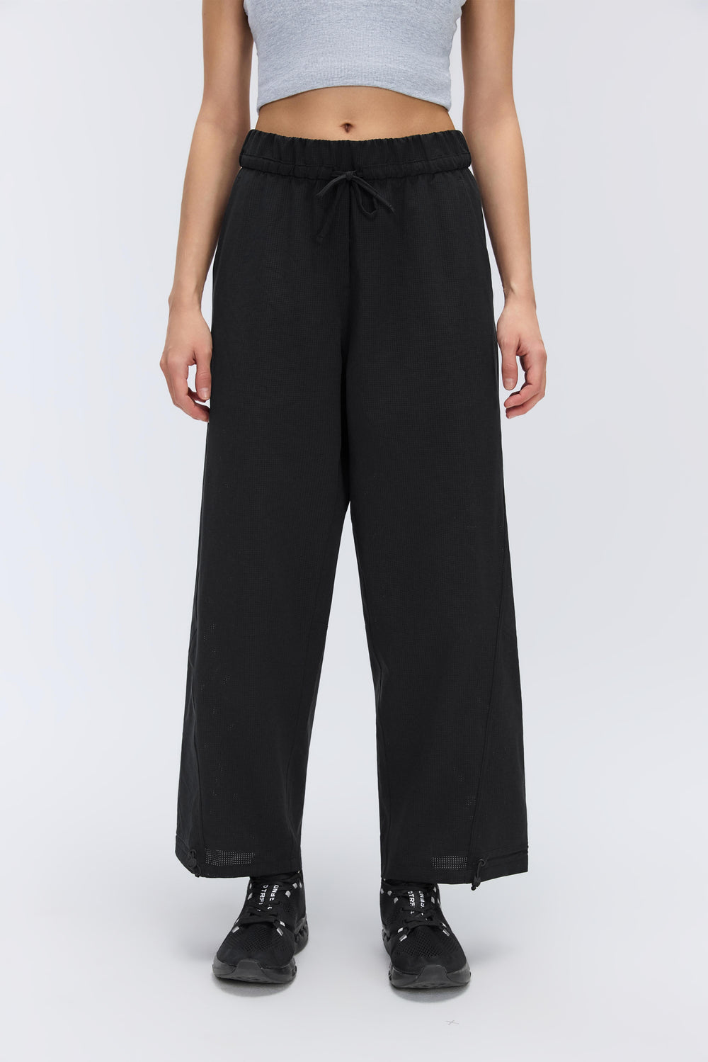 2-in-1 Cooling, Breathable & Wrinkle-Free Ease Trousers With Adjustable Waistband & Pockets