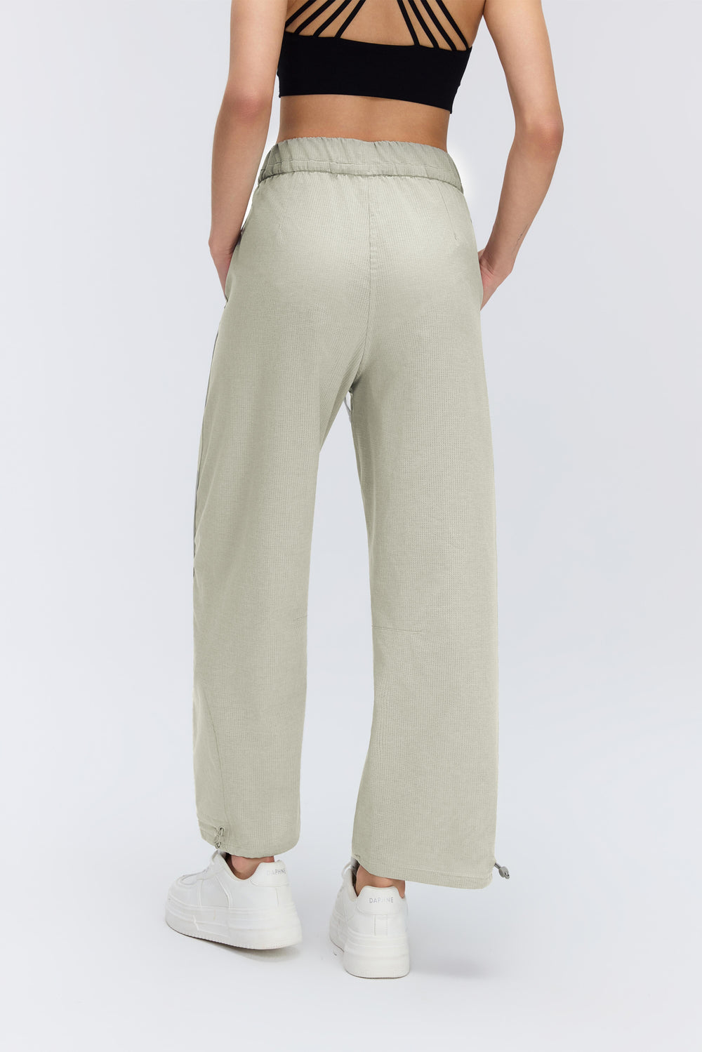 2-in-1 Cooling, Breathable & Wrinkle-Free Ease Trousers With Adjustable Waistband & Pockets