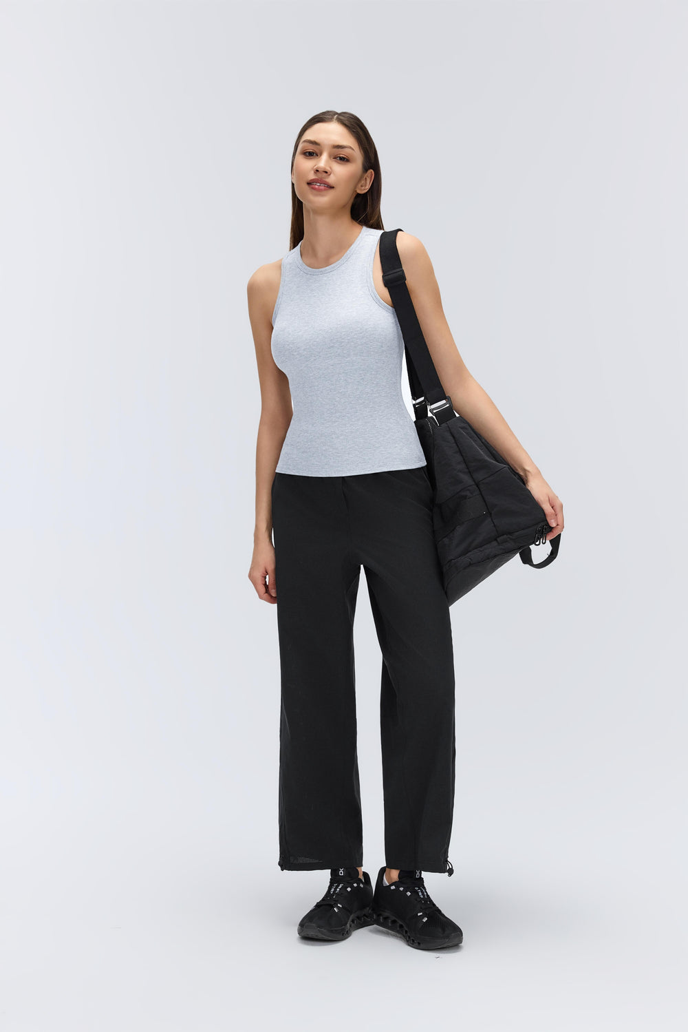 2-in-1 Cooling, Breathable & Wrinkle-Free Ease Trousers With Adjustable Waistband & Pockets