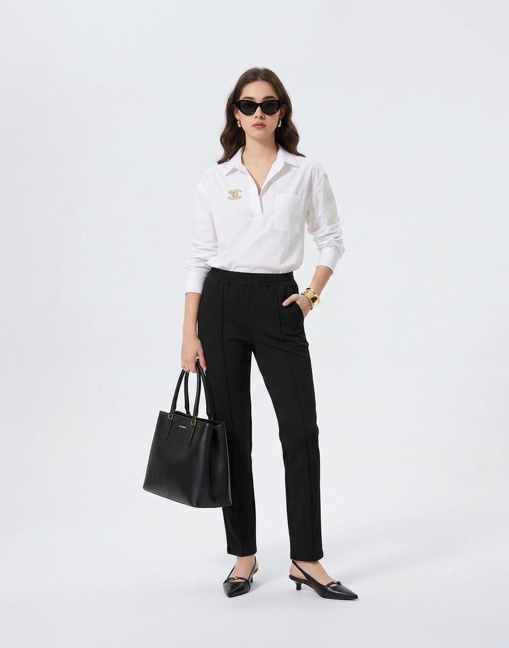 Buttery Soft, Wrinkle-Free With Tummy Control Street Trousers